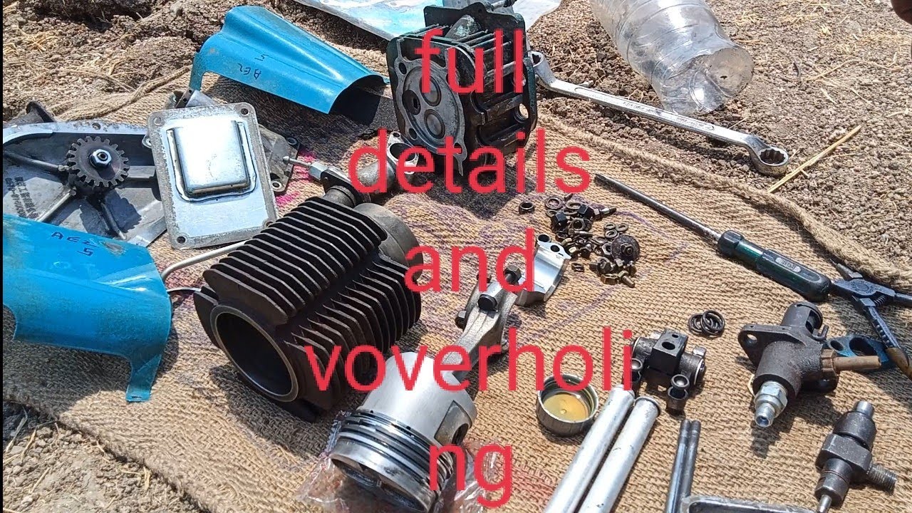 cd 170 engine full voverholing bor piston ring setting YouTube