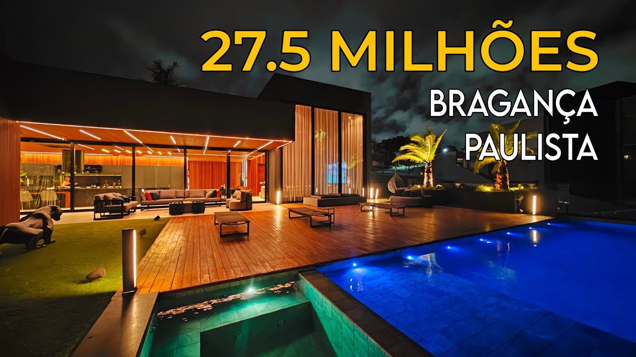 A MANSÃO DE 27.5 MILHÕES MAIS ESPETACULAR DE BRAGANÇA! Tour completo na mansão hype