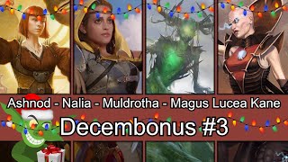 Ashnod Vs Nalia Vs Muldrotha Vs Magus Lucea Kane Decembonus Edh Cmdr Game Play
