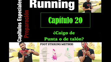 ¿Hay que correr con la punta de los pies?