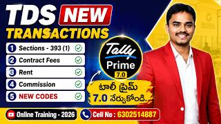 TDS Entry with gst in Tally Prime |TDS Payments in tally prime| GST Entries in Tally prime 2026