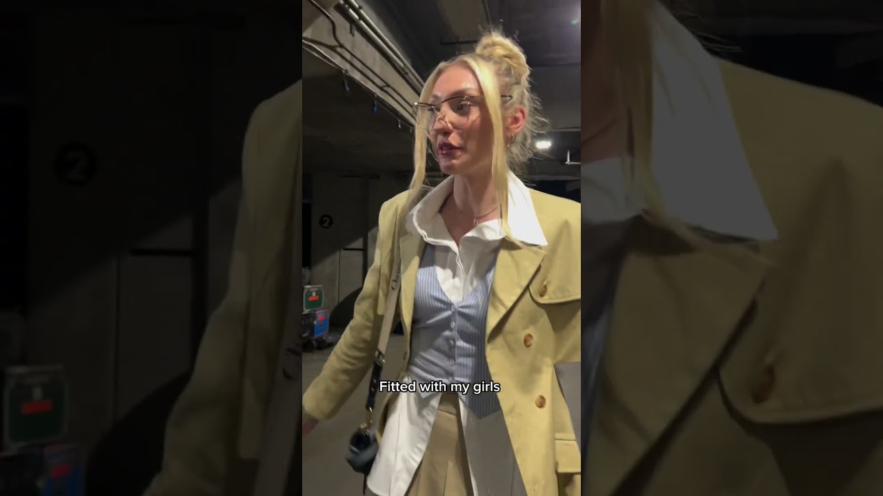 Кейтлин Кларк и Кэмерон Бринк прибыли на матч WNBA «Индиана Фивер» против «Лос-Анджелес Спаркс» #...