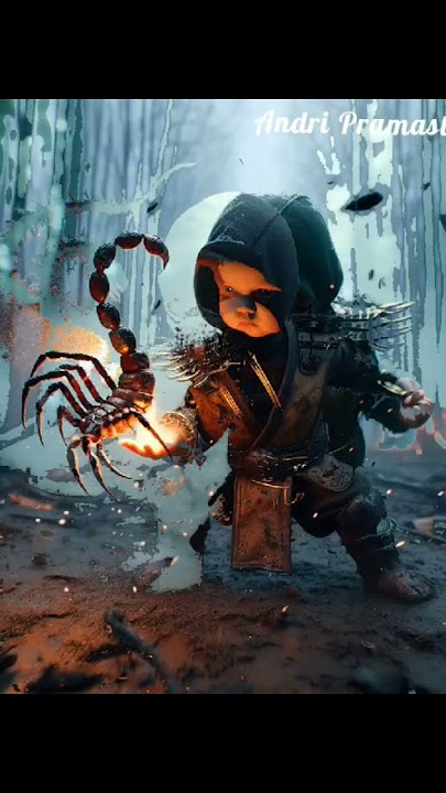 Animasi Mortal Kombat | Baby Scorpion was born