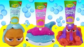 Magical Bubble Bath! Bath Paint Disney Finding Dory's Hank Destiny & Nemo! TOYS Blind Bags! FUN