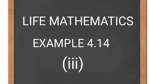 Life Mathematics Example 4.14 (iii) Tamilnadu Class 8 Samacheer Mathematics