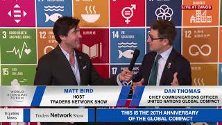 Dan Thomas of #UN Global Compact and Matt Bird at #World Economic Forum on Traders Network Show