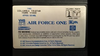 Air Force One (1997) 1997 VHS Opening