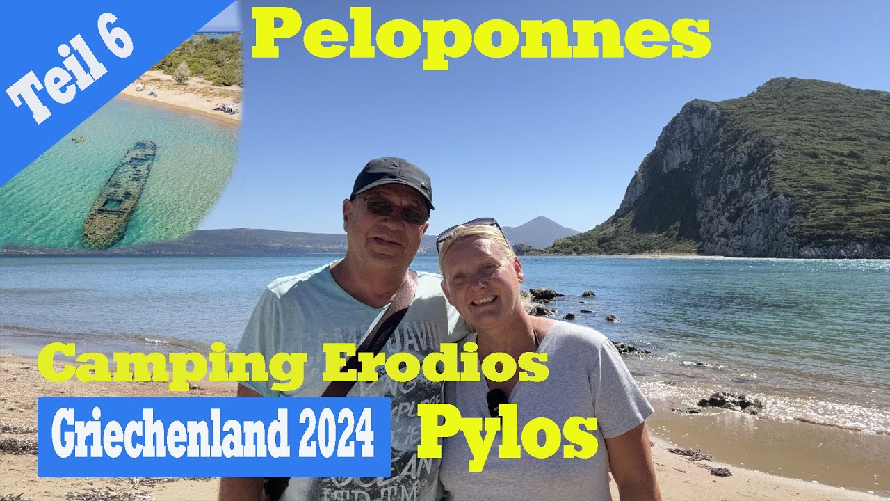 Vlog6 Wohnmobil Reisen Griechenland Pylos auf den Peloponnes-Ochsenbauchbucht, Schnorcheln am Wrack