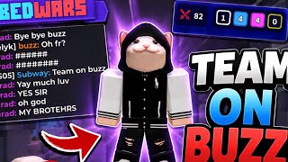 DESTROYING 8 TOXIC TEAMERS (Roblox Bedwars)