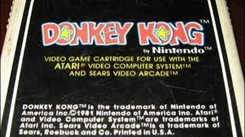 Classic Game Room - DONKEY KONG review for Atari 2600