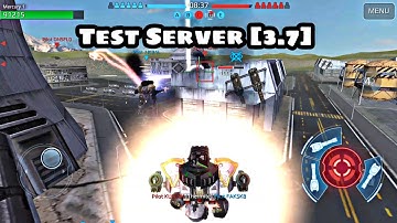 War Robots: Test Server [3.7] Part2 New Robots HellBurner-Mercury-Pursuer - Gameplay