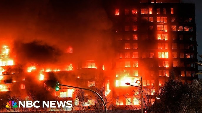 Deadly Fire Engulfs Entire Apartment Building In Valencia Spain