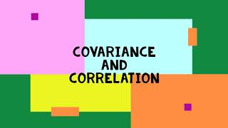 Covariance and Correlation | Statistics