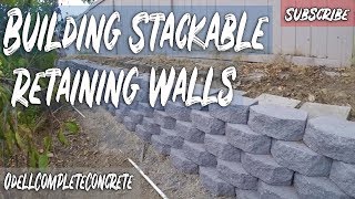 How to Build a Stackable Retaining Wall