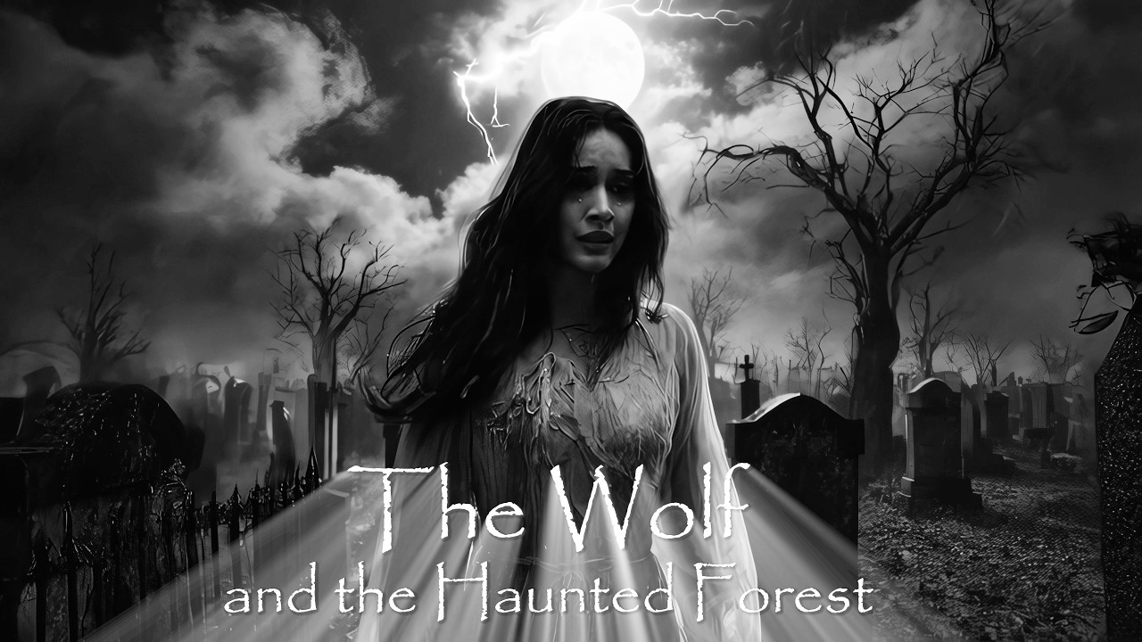 The Wolf and The Haunted Forest | Black & White Horror | Short Film | Animation | 4K | Safada Y Sano
