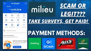 MILIEU SURVEY APP REVIEW | EARN GCASH MONEY AND VOUCHERS | SCAM OR LEGIT? | PAYMENT METHODS screenshot 4