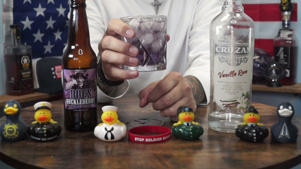 Charles Riley - Cruzan Vanilla Rum & Doc's Huckleberry Cream Soda