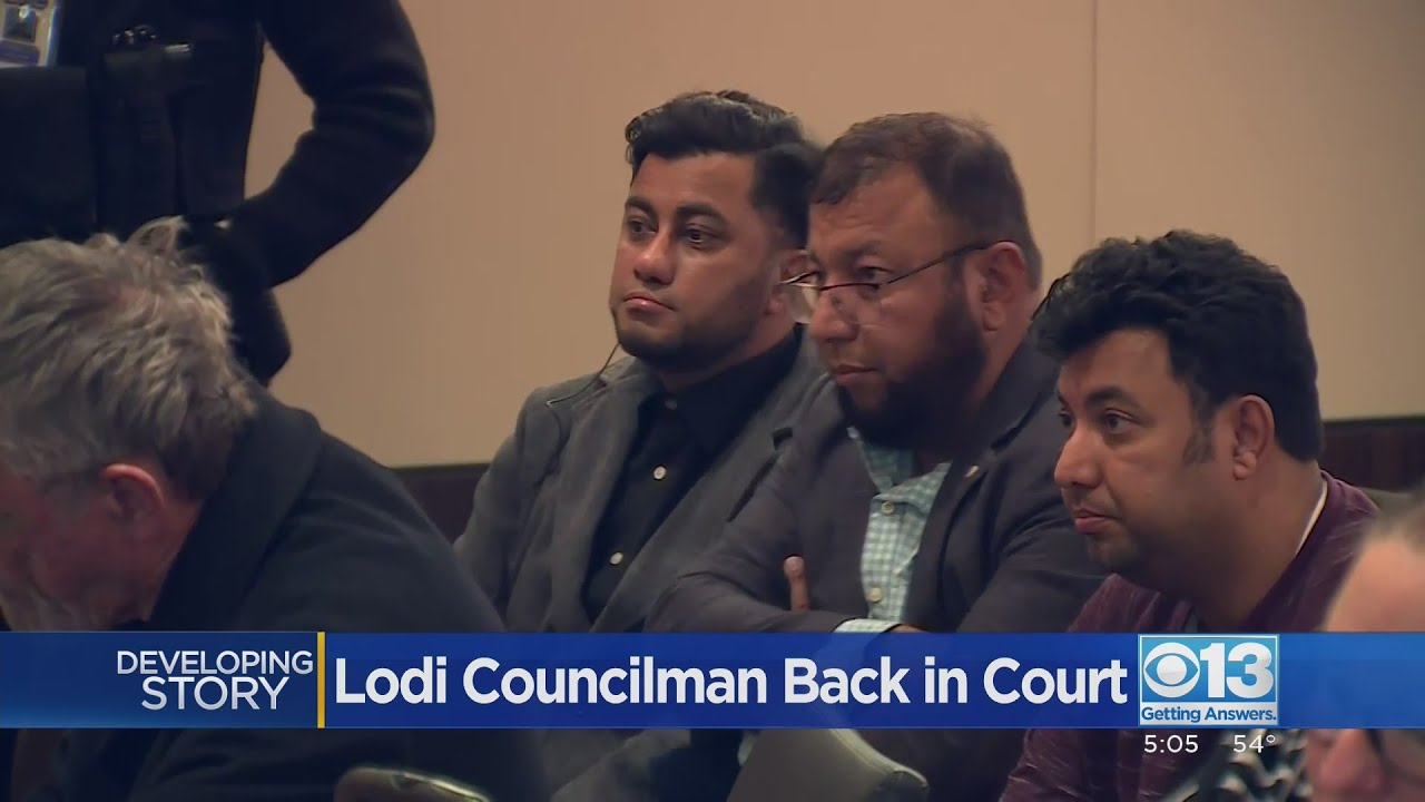 Lodi city councilman appeared in court to face new criminal charges