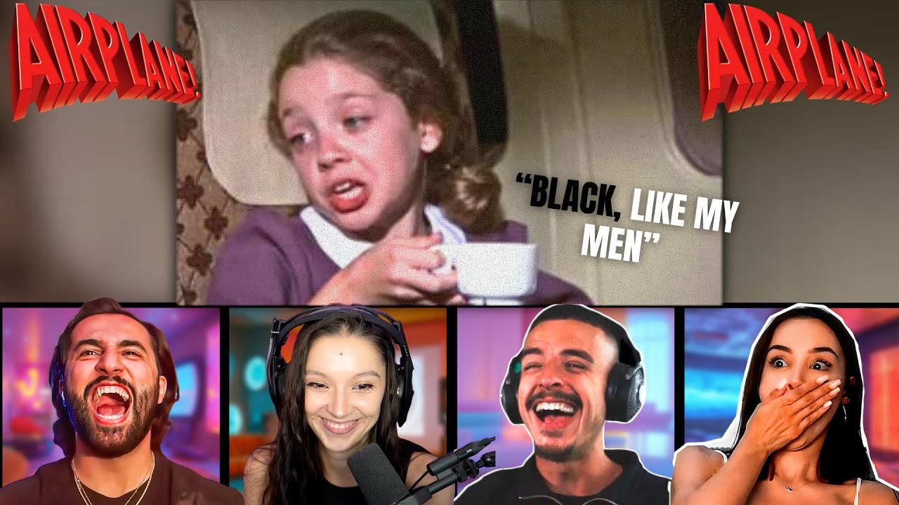 TOP "BLACK, LIKE MY MEN" REACTIONS! *AIRPLANE!* OUTRAGEOUS REACTIONS! COMEDY! FIRST TIME WATCHING!