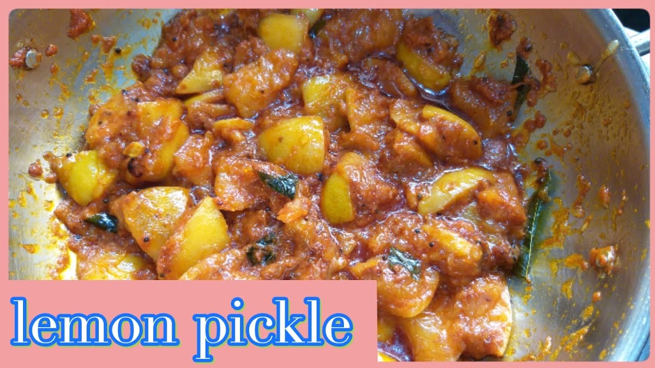 Lemon pickle for beginners in tamil/with eng sub/ERODE EXPRESS YouTube
