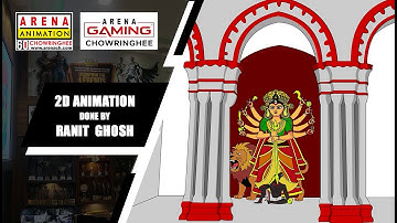 2D Animation Student work by Ranit Ghosh | Arena Animation Chowringhee | #durgapuja2025