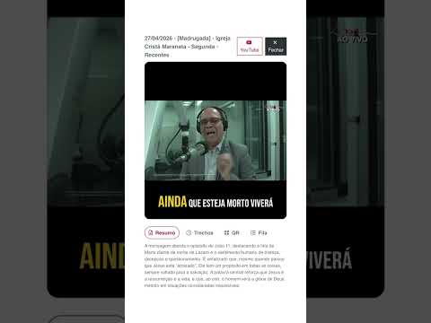 Se Creres, Verás a Glória de Deus | A Força da Fé [CORTE]