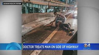 Off-Duty South Florida Doctor Comes To Aid Of Man Having Medical Emergency On Side Of Highway