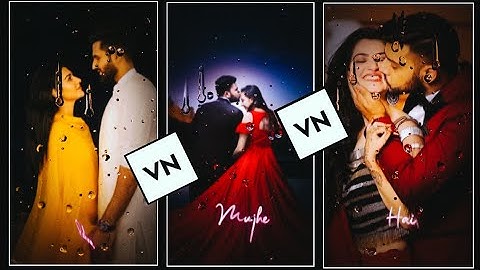 Tranding Raindrop Lyrics Video Editing ||VN video Editor || Raindrop status editing