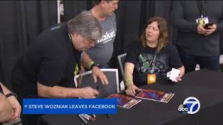 Apple co-founder Steve Wozniak shutting down Facebook account