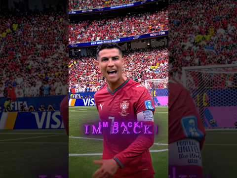 Ronaldo is back🔥#cr7 #ronaldo #worldcup2026