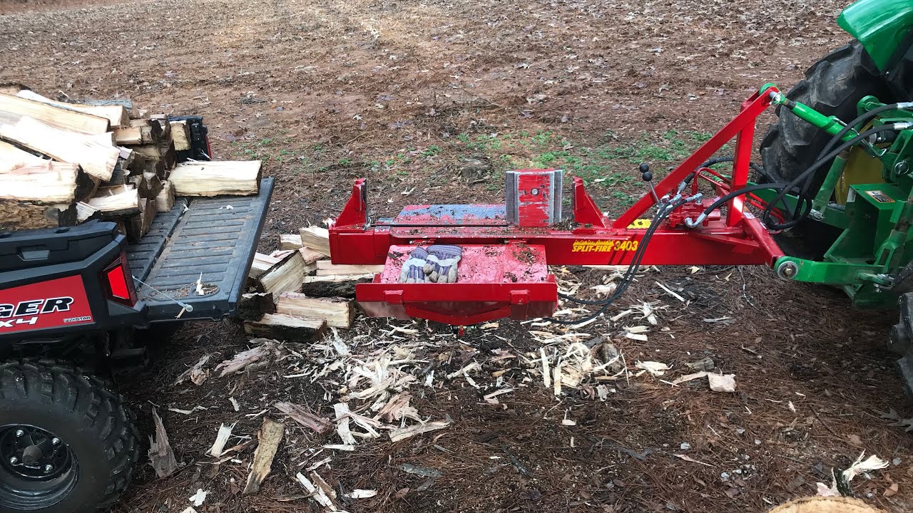 Split-Fire 3403 Log Splitter Fired Up and Ready for Action (83) - YouTube