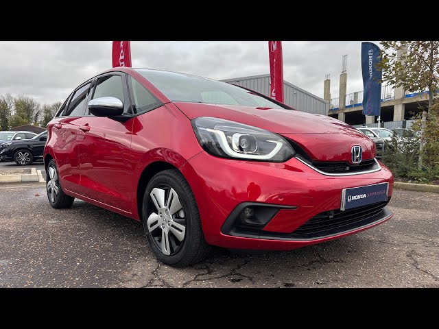 Honda Jazz EX Hybrid in Crystal Red - YouTube