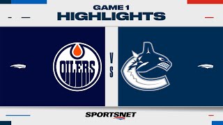 Nhl Game 1 Highlights Oilers Vs Canucks - May 8 2024