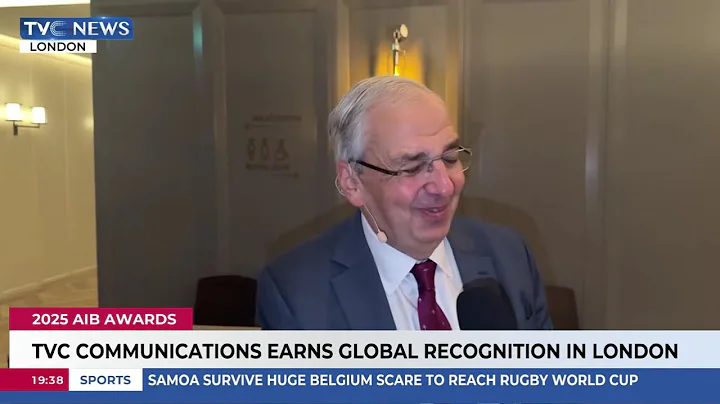 2025 AIB Awards: TVC News Earns Global Recognition in London