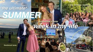 The Ultimate Summer Week In My Life Productive Busy, London Shopping, Goodwood World Cup
