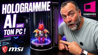 MSI met un hologramme AI dans son PC !!!