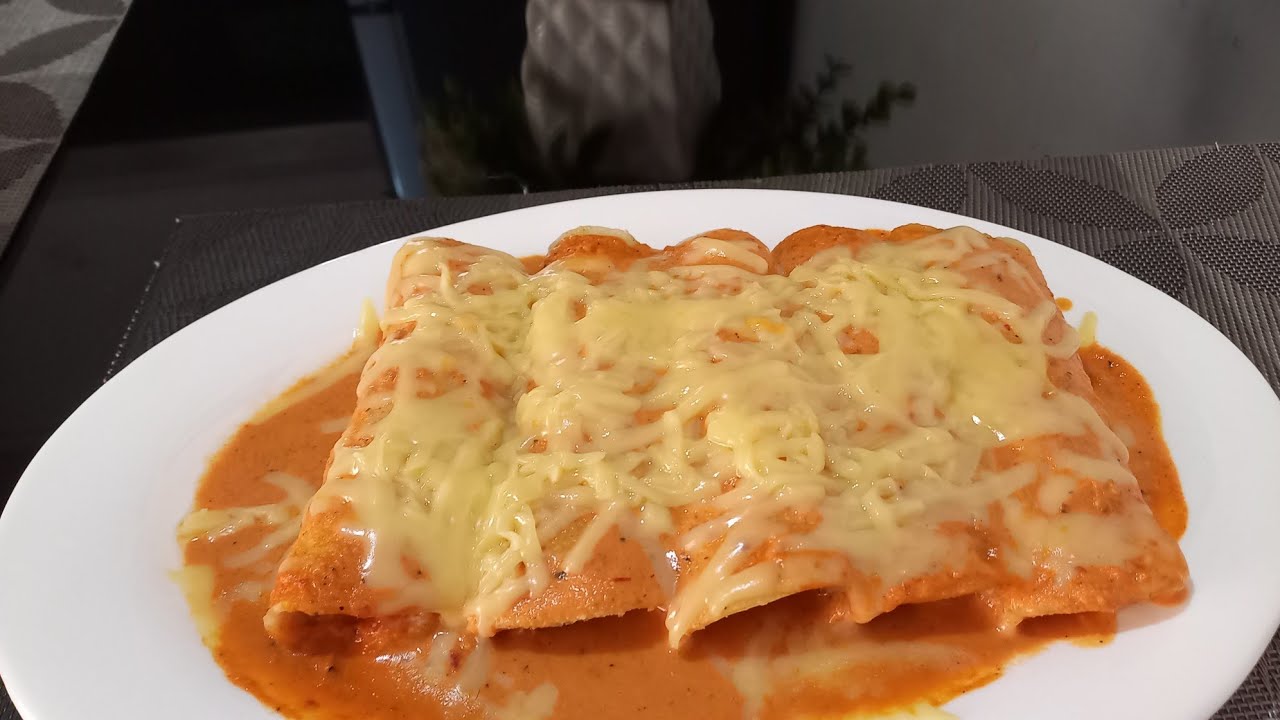 ENCHILADAS CON CREMA Y CHIPOTLE. #recetas #comidacasera 