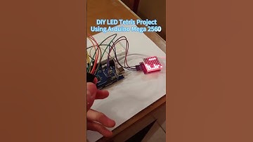 DIY LED Tetris Project Using Arduino Mega 2560#diy #arduinoprojec #led #tetris #atmega2560