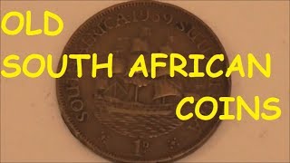 Old South African Coins 1939 - 1966 #numismatics #coincollecting #southafrica #money