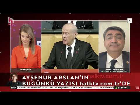 Bahçeli’nin Çağrısı, Demirtaş’ın Durumu…. Halk tv yayını