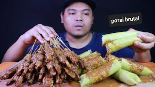 Download Lagu PORSI BRUTAL,PERUT SAMPE KERAS!!SATE LONTONG SEGINI SEKALI MAKAN MP3