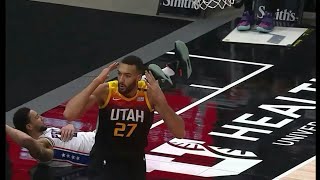 What's happened Ref? Rudy Gobert gets Angry after late whistle foul,  Soft or no Foul? screenshot 5