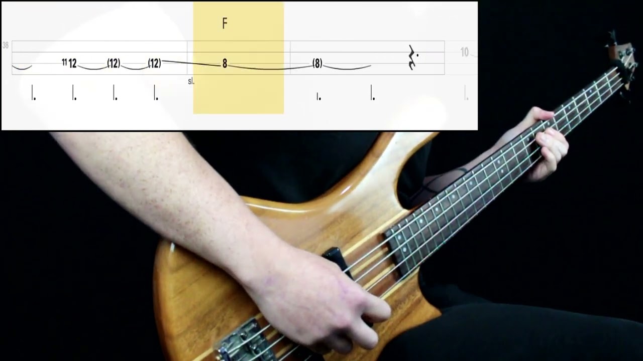 Alice Cooper - School's Out (Bass Cover) (Play Along Tabs In Video)