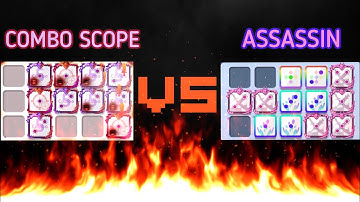PVP MODE: COMBO SCOPE VS ASSASSIN @DiceX-1 - Random Dice