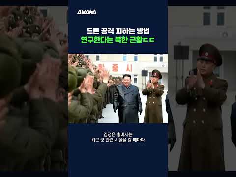 드론 공격 피하려 수풀 위장복 입는다는 북한군? #북한 #shorts #스브스뉴스
