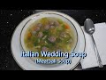 Italian grandma makes italian wedding soup meatball soup