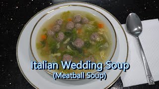 Italian Grandma Makes Italian Wedding Soup (Meatball Soup)
