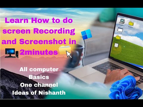 How to do screen recording and screenshot in any computer in Telugu/Nishanth Rathod/Ideas Of Nishant