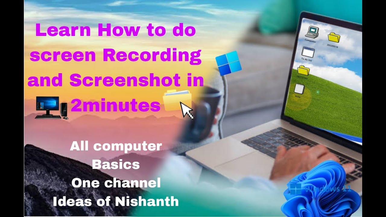 How to do screen recording and screenshot in any computer in Telugu/Nishanth Rathod/Ideas Of Nishant
