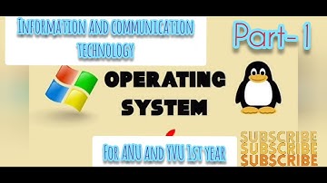Information and communication technology//Topic:Operating system (for YVU& ANU)#ict#operatingsystem